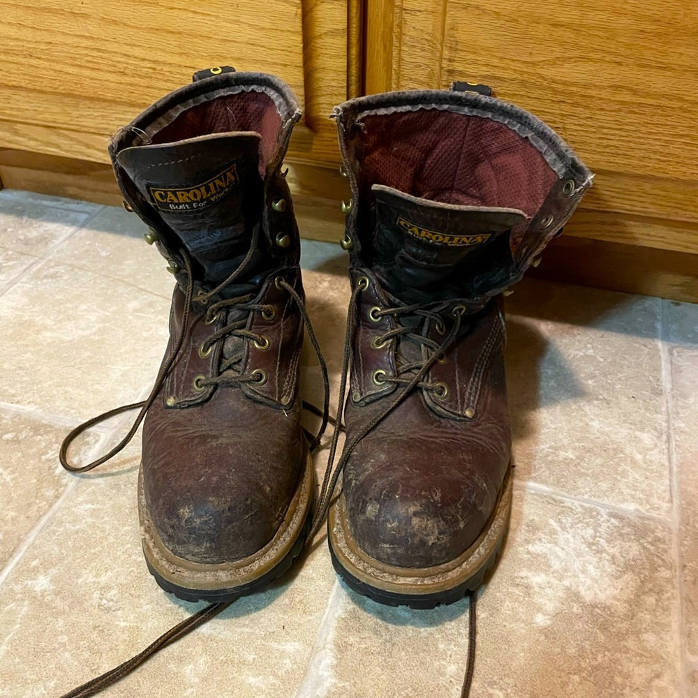 Women’s Carolina logger work boots steel toe